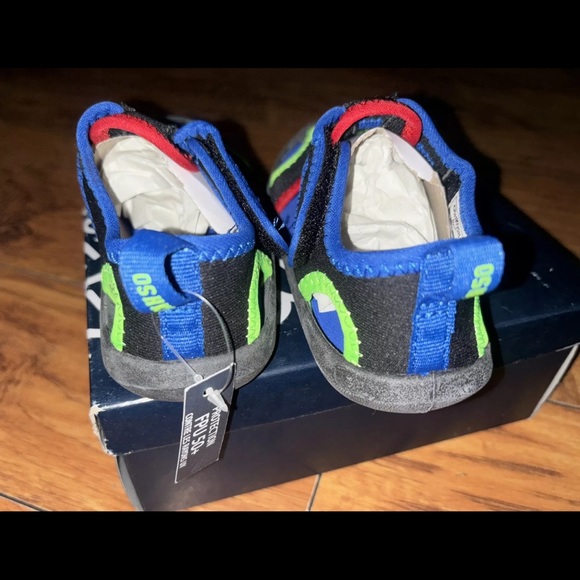 OshKosh Toddler Aquatic Water Shoes Blue Orange Size 12 Toddler - Picture 4 of 4